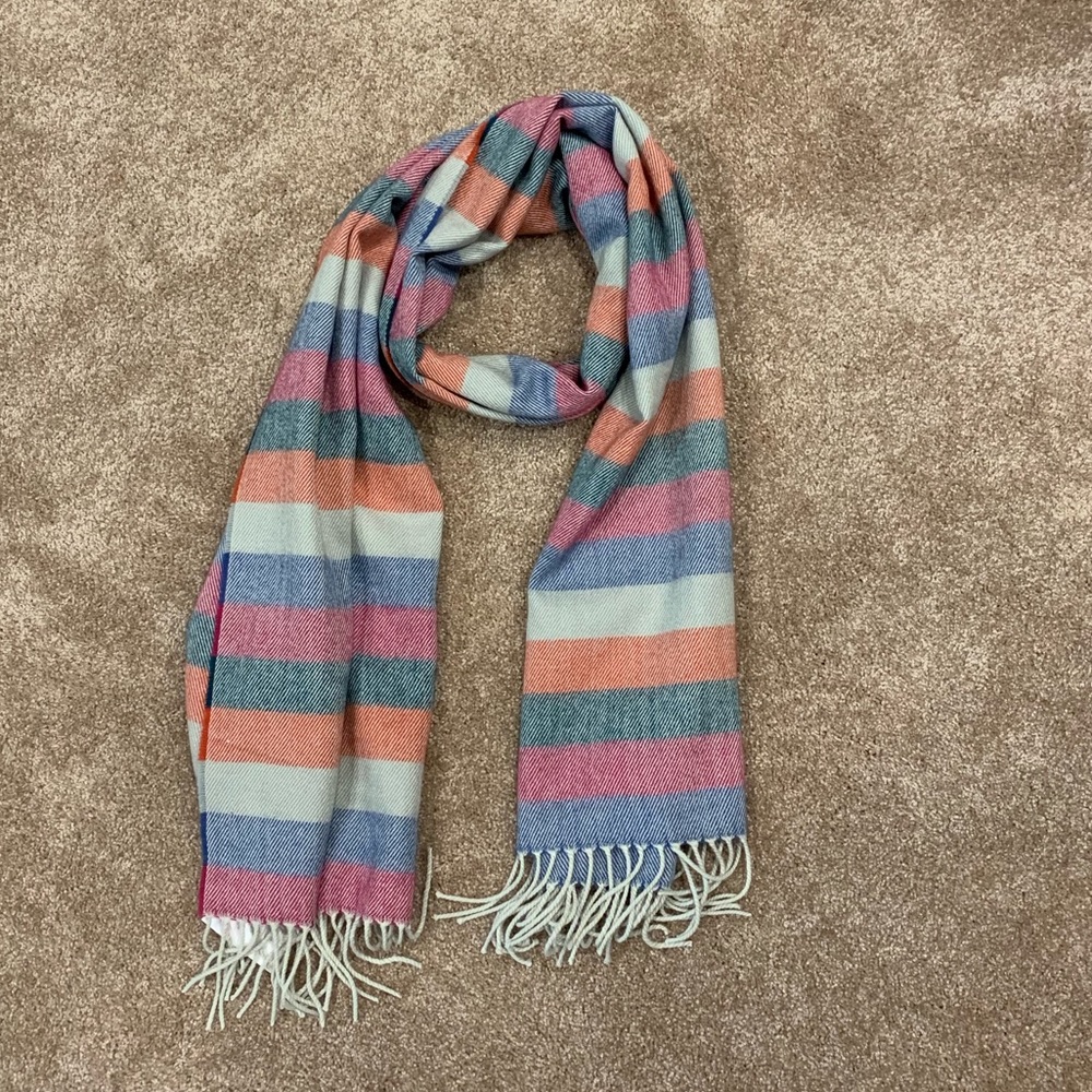 NWT J CREW Striped Scarf